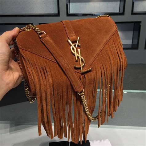 fringe ysl|HANDBAGS .